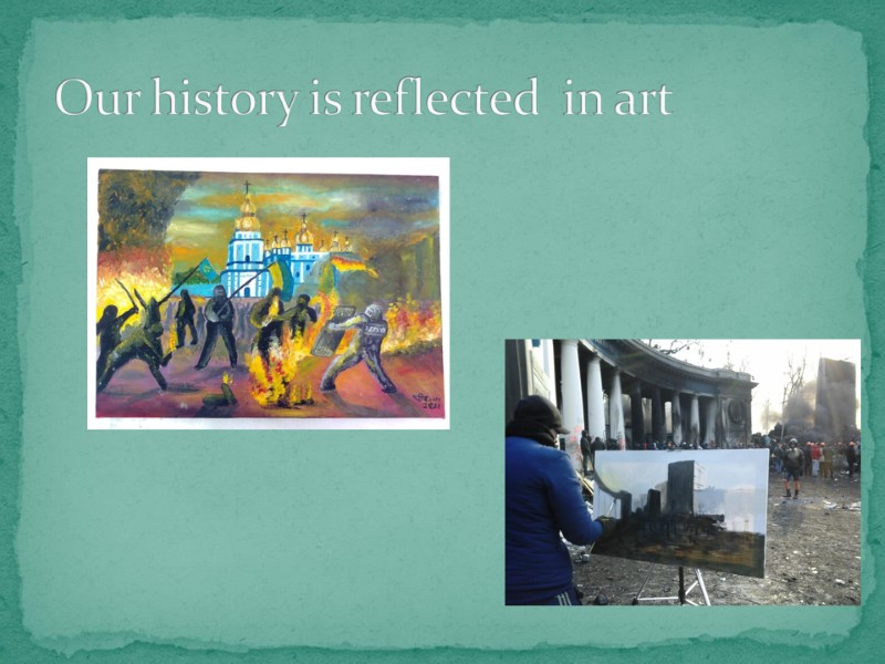 Our history is reflected  in art